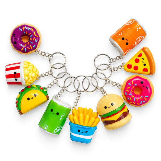 Porte-clés squishy alimentaire surprise