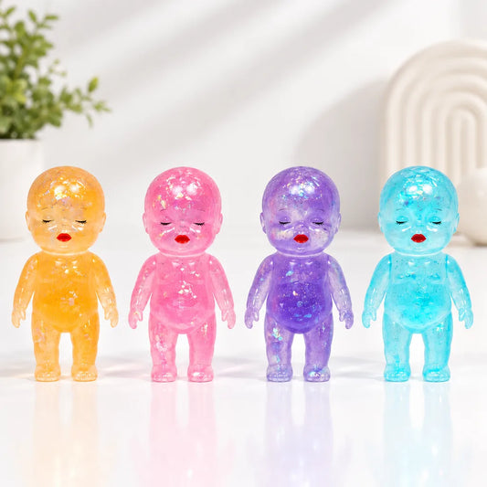 Squishy bébé pailleté surprise