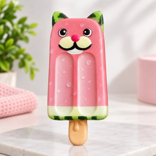 Squishy chat glace mystère