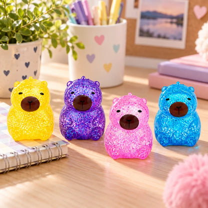 Squishy capybara paillettes
