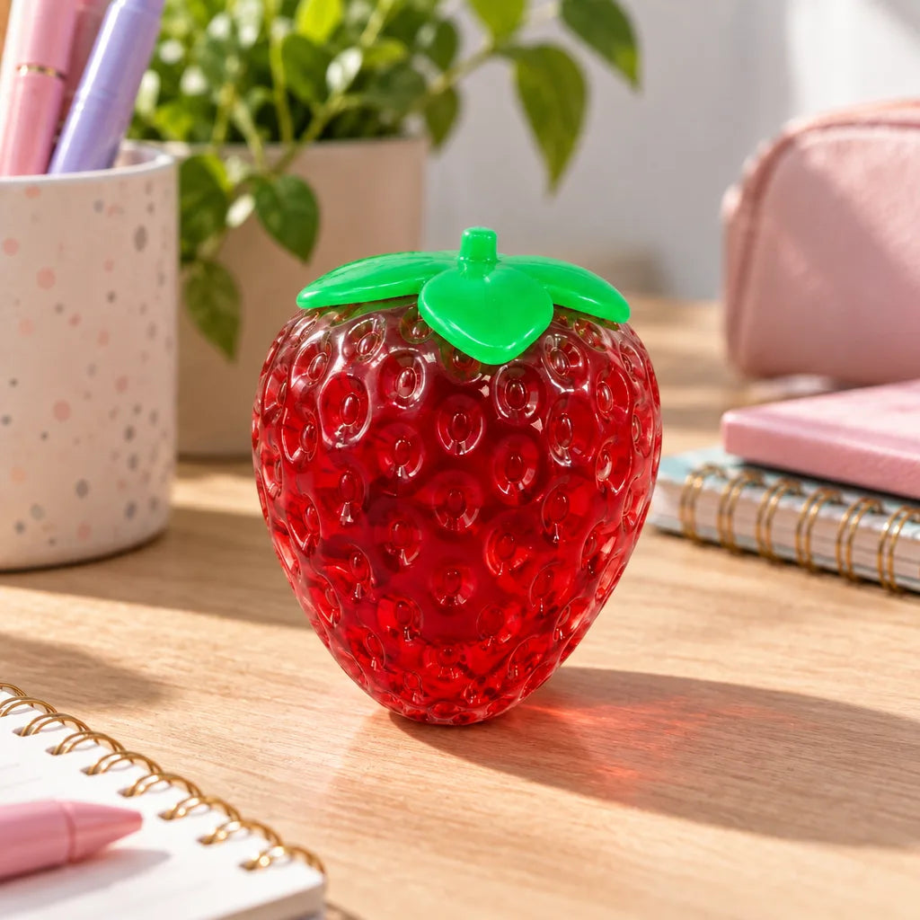 Jouet sensoriel fraise anti
