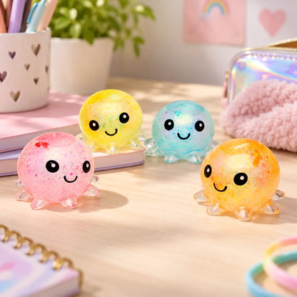 Poulpe squishy paillettes mystère