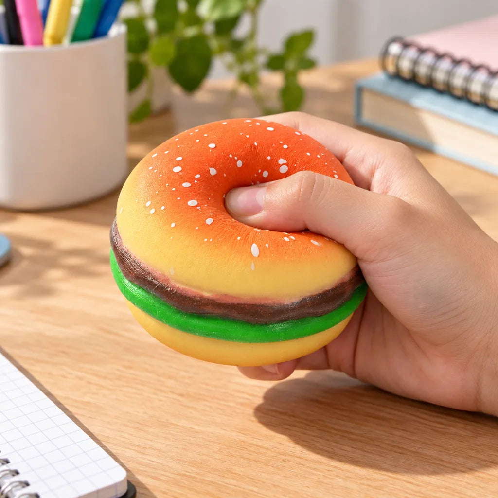 Squishy hamburger anti stress