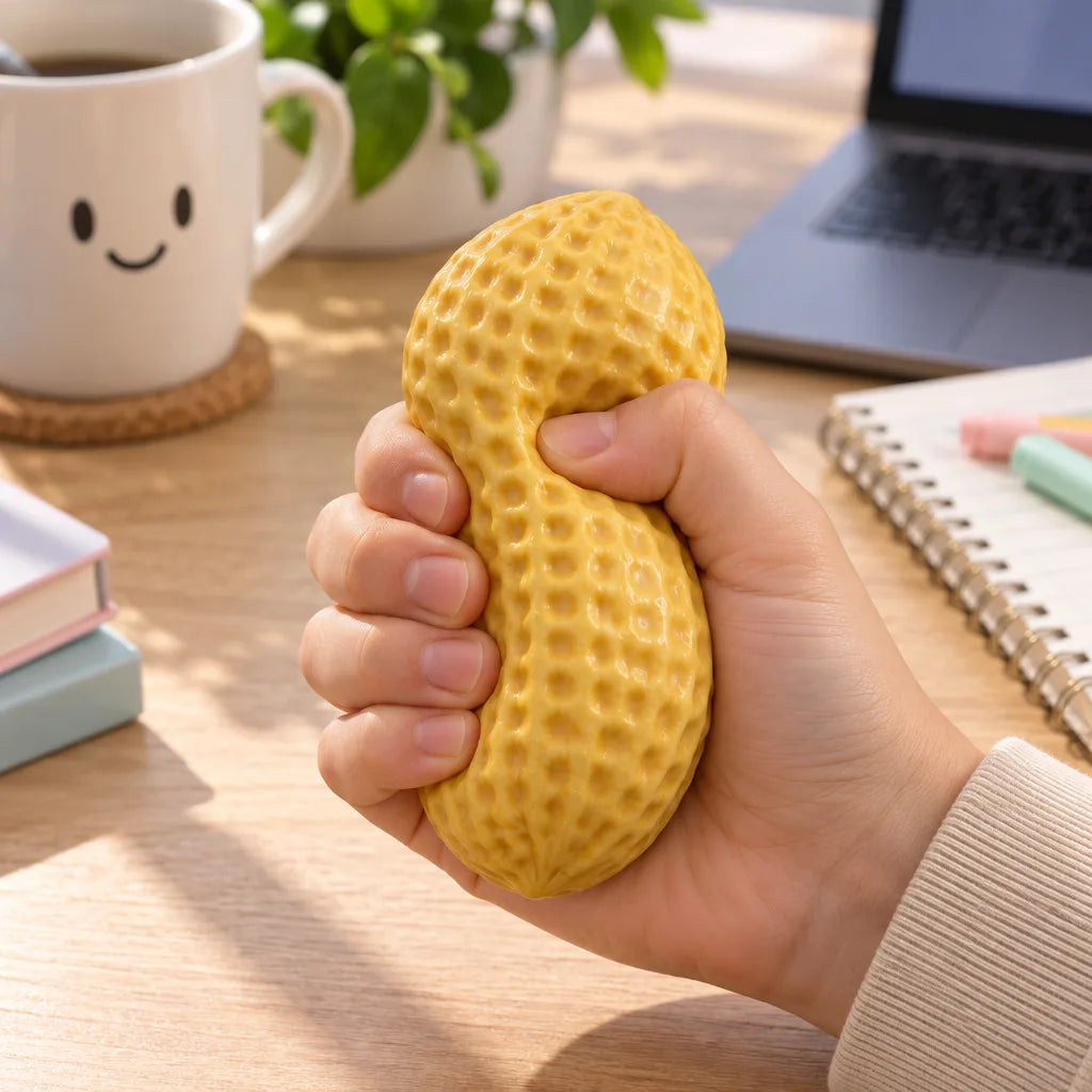 Squishy cacahuète crunchy anti-stress