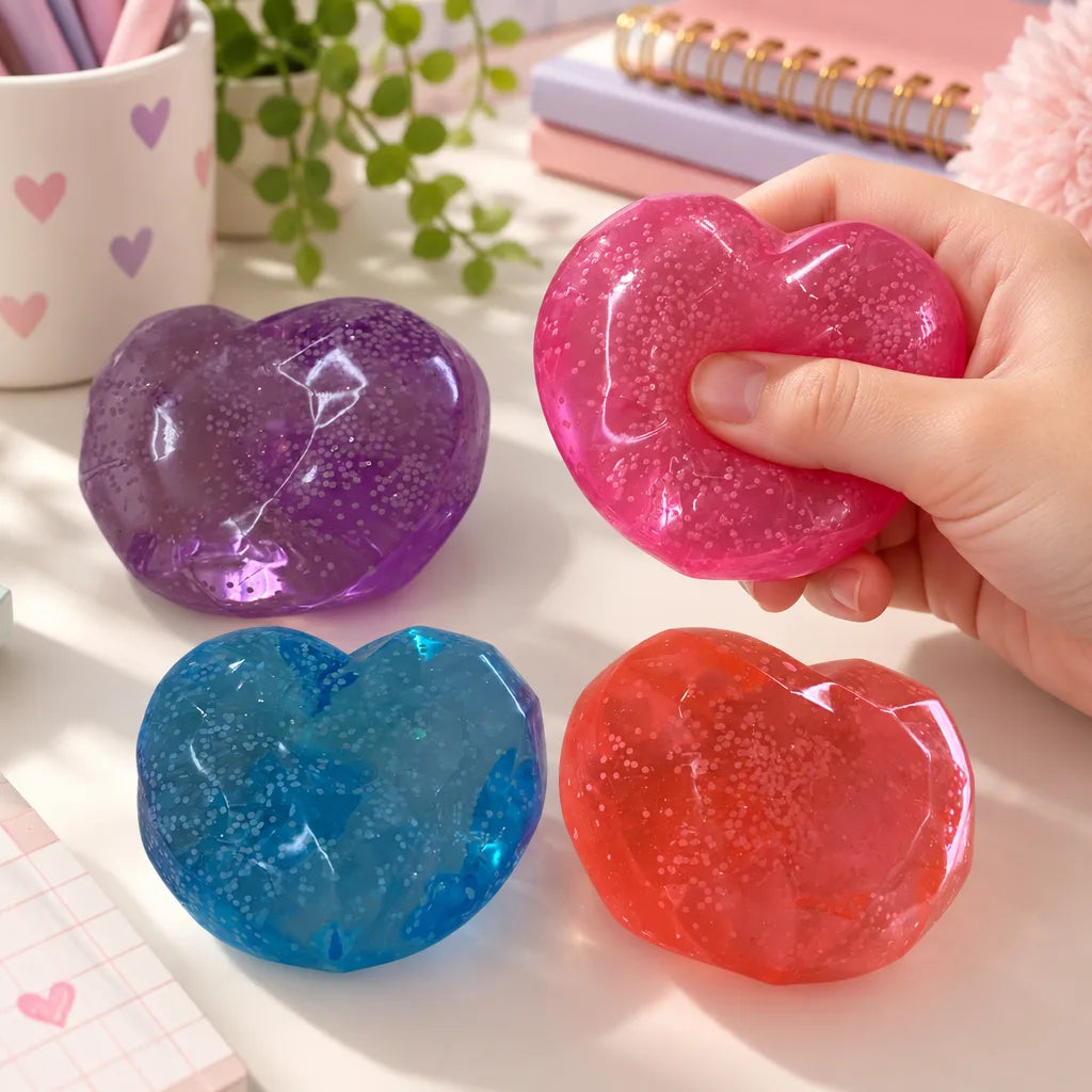 Squishy cœur sucre