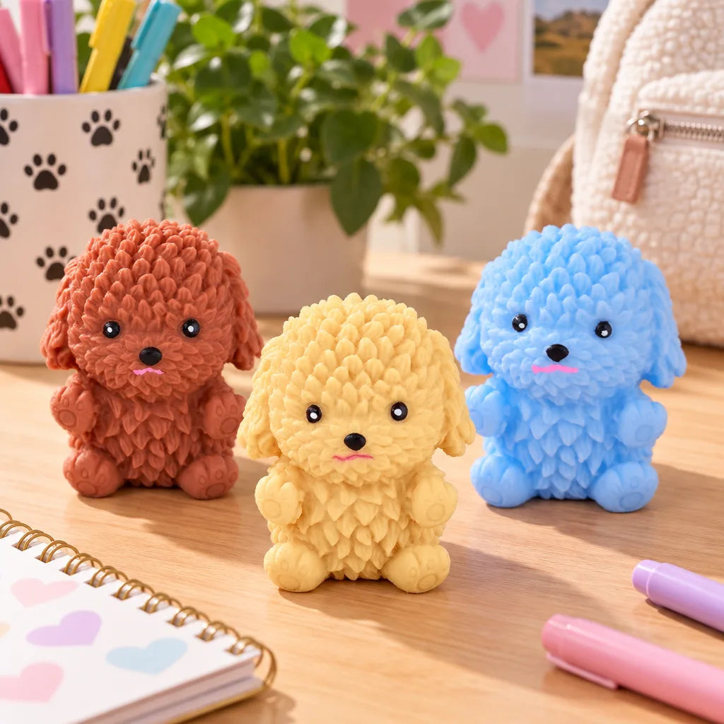 Squishy caniche extensible anti