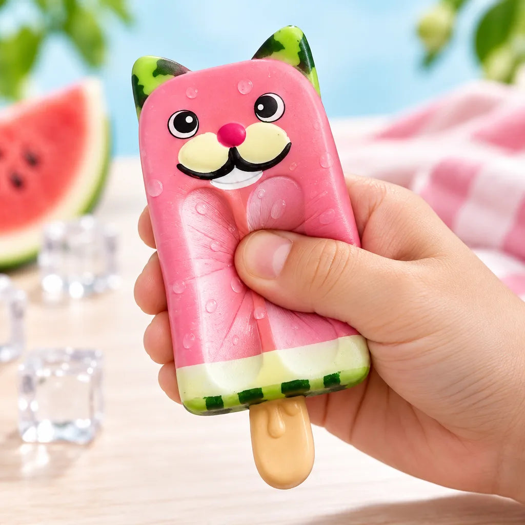 Squishy chat glace mystère