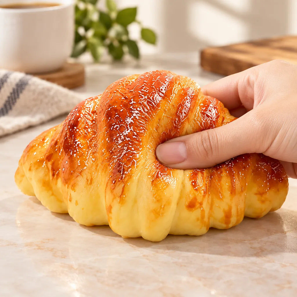 Squishy croissant anti stress