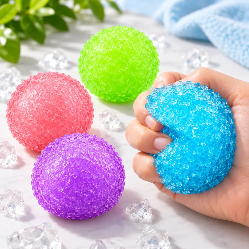 Balle anti stress glace