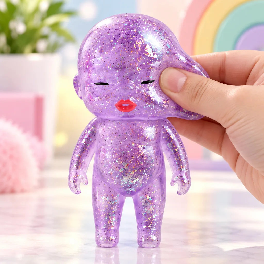 Squishy bébé pailleté surprise
