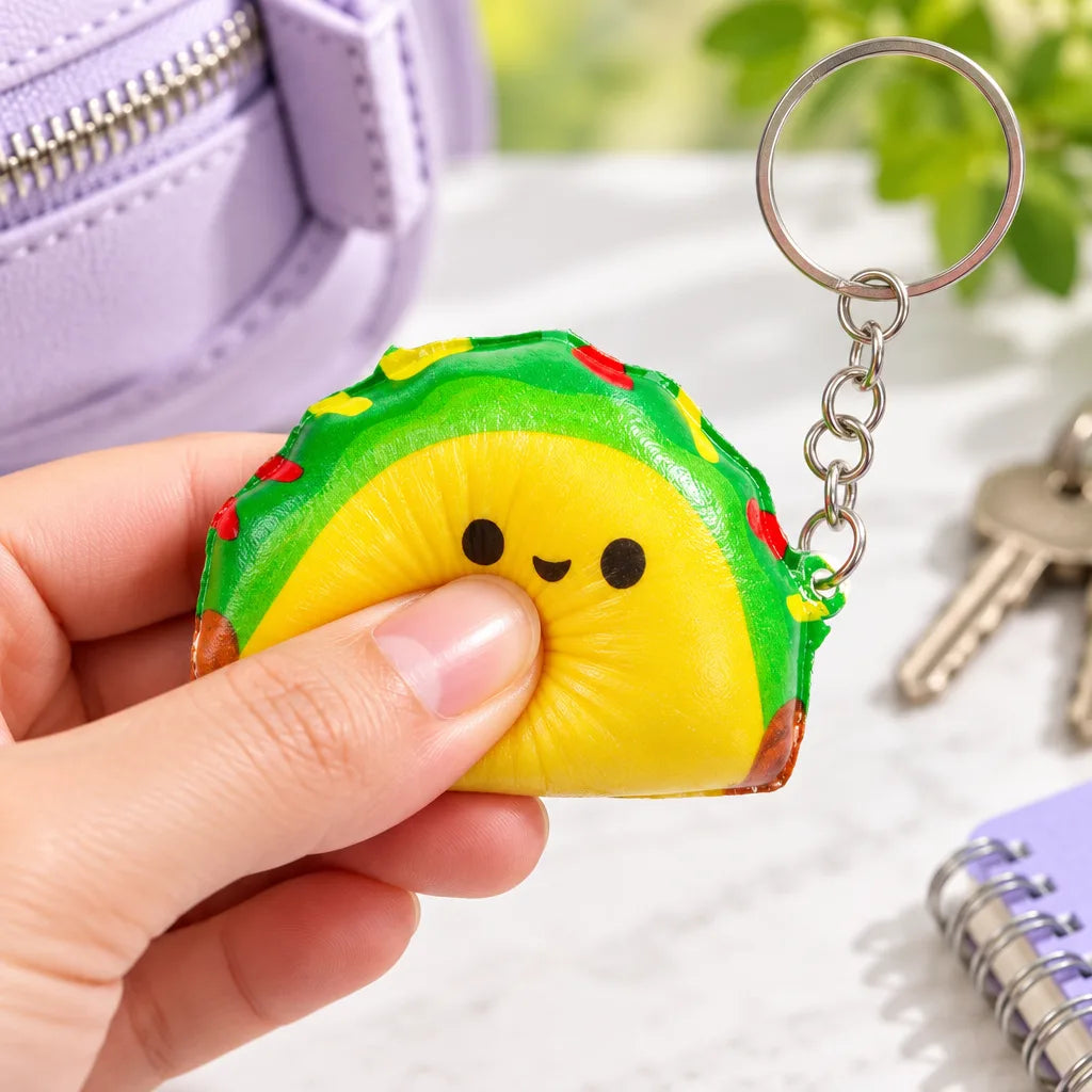Porte-clés squishy alimentaire surprise
