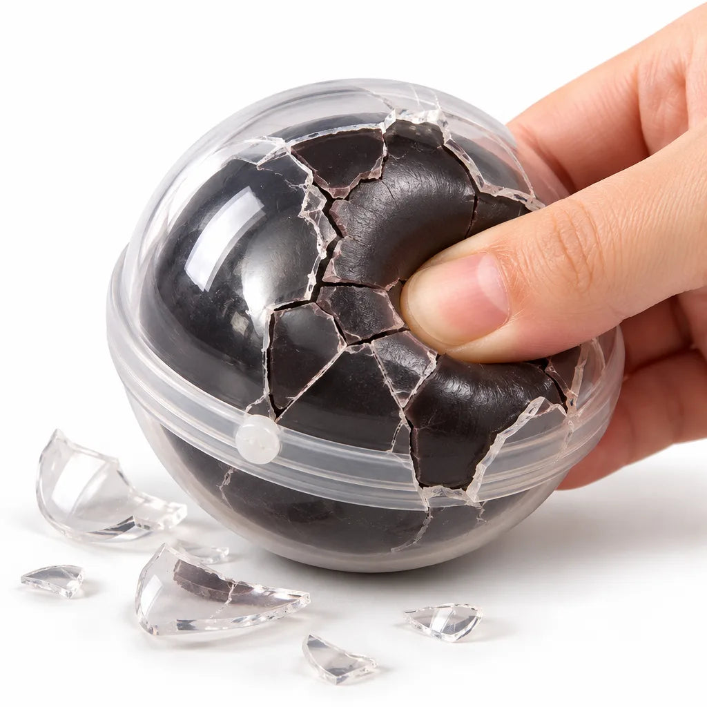 Balle anti-stress cire craquante