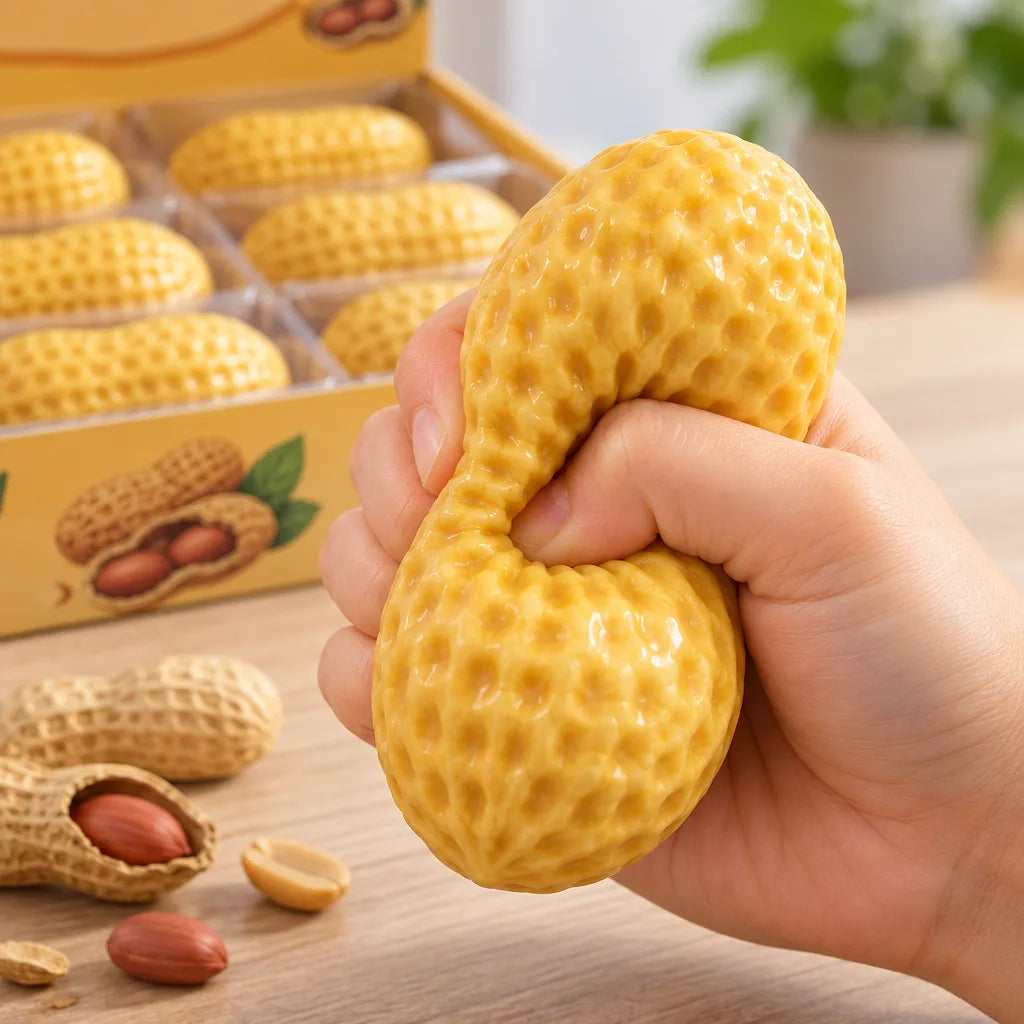 Squishy cacahuète crunchy anti-stress