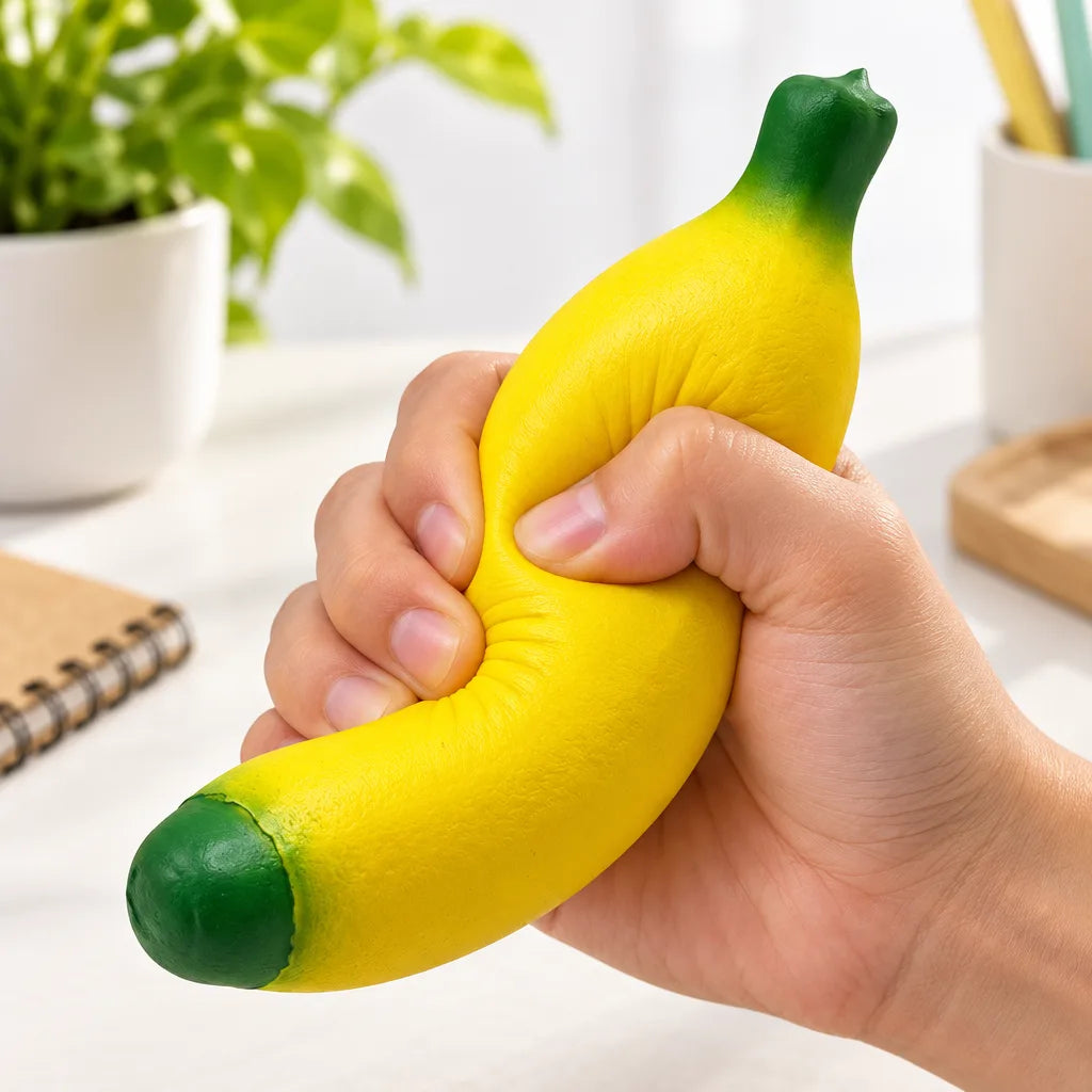 Jouet à presser banane