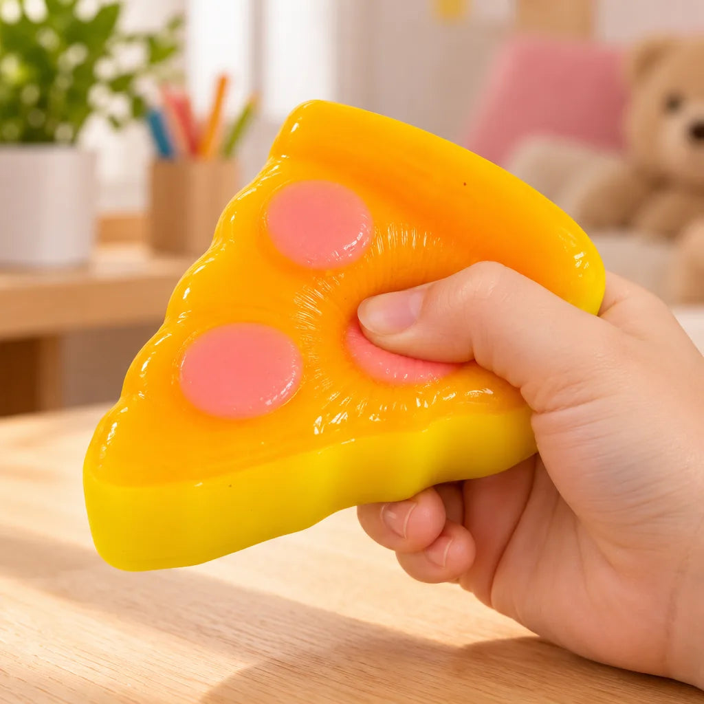 Squishy pizza anti-stress