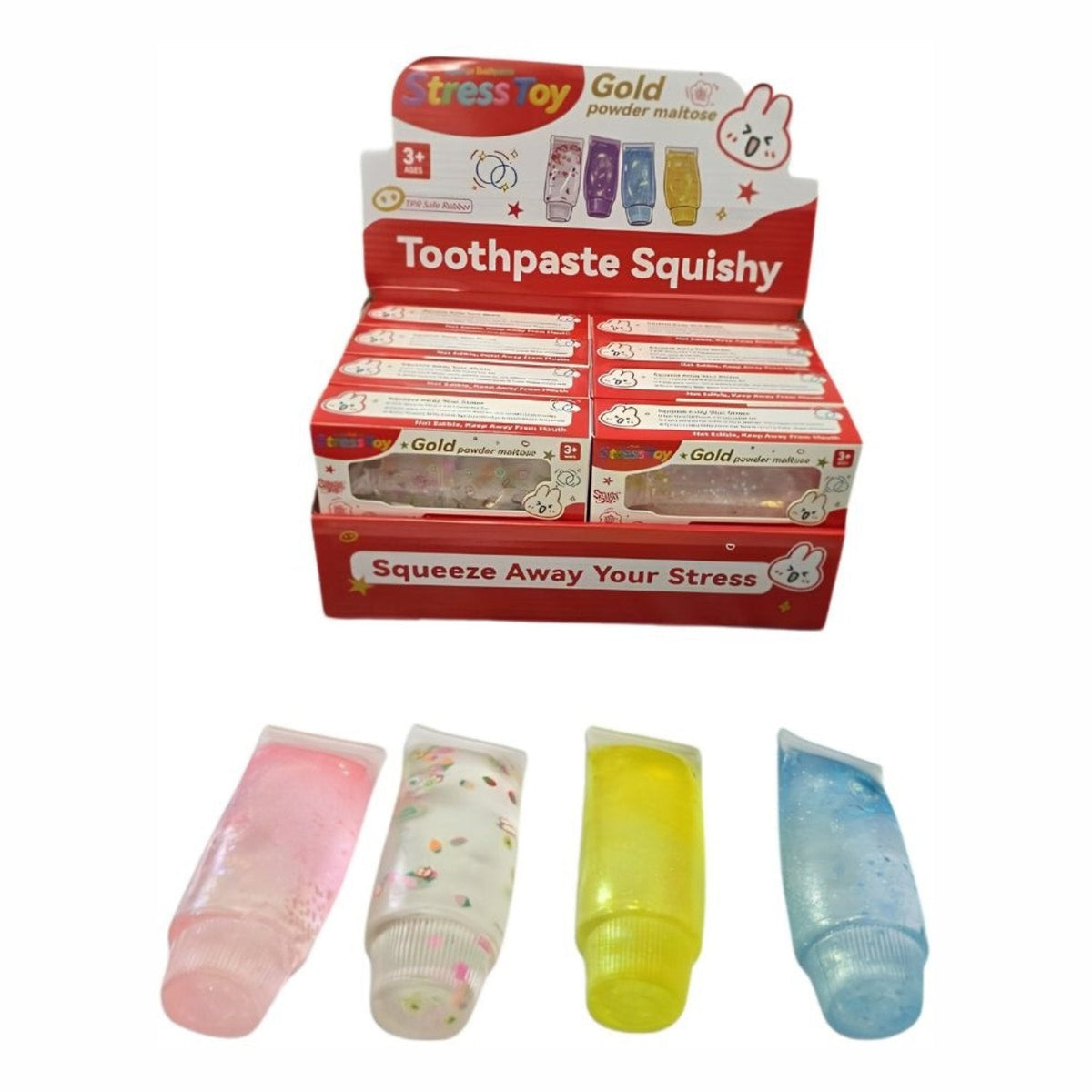 Squishy dentifrice surprise pailleté